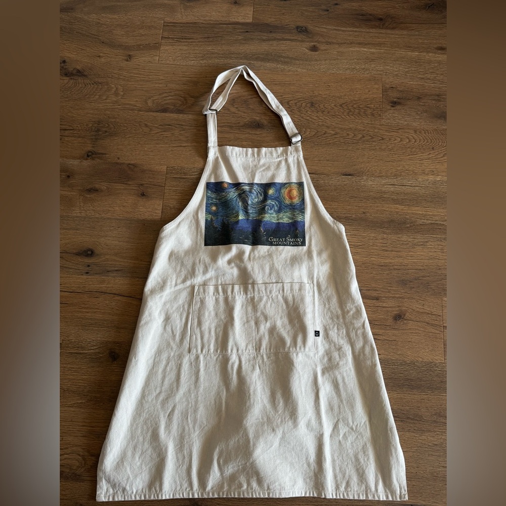 Starry Night Apron with Adjustable Straps